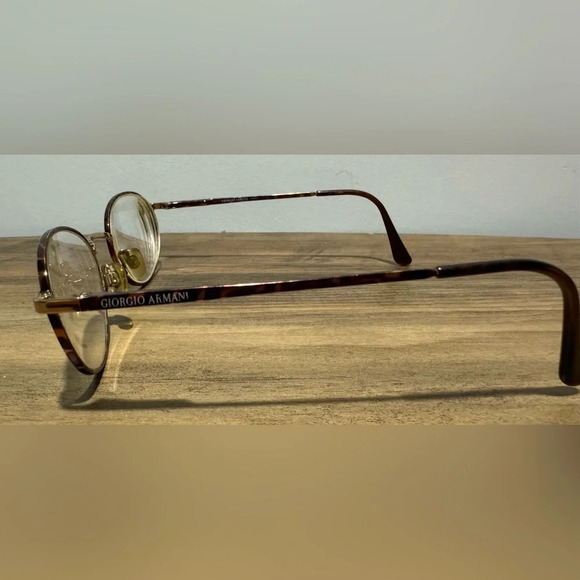 Giorgio Armani Designer glasses 222 721 Frames tortoiseshell metal retro hipster - Picture 4 of 6